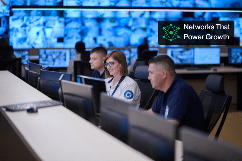 Advanced network operations center showcasing BDR’s IT hardware solutions, powering business growth and connectivity.